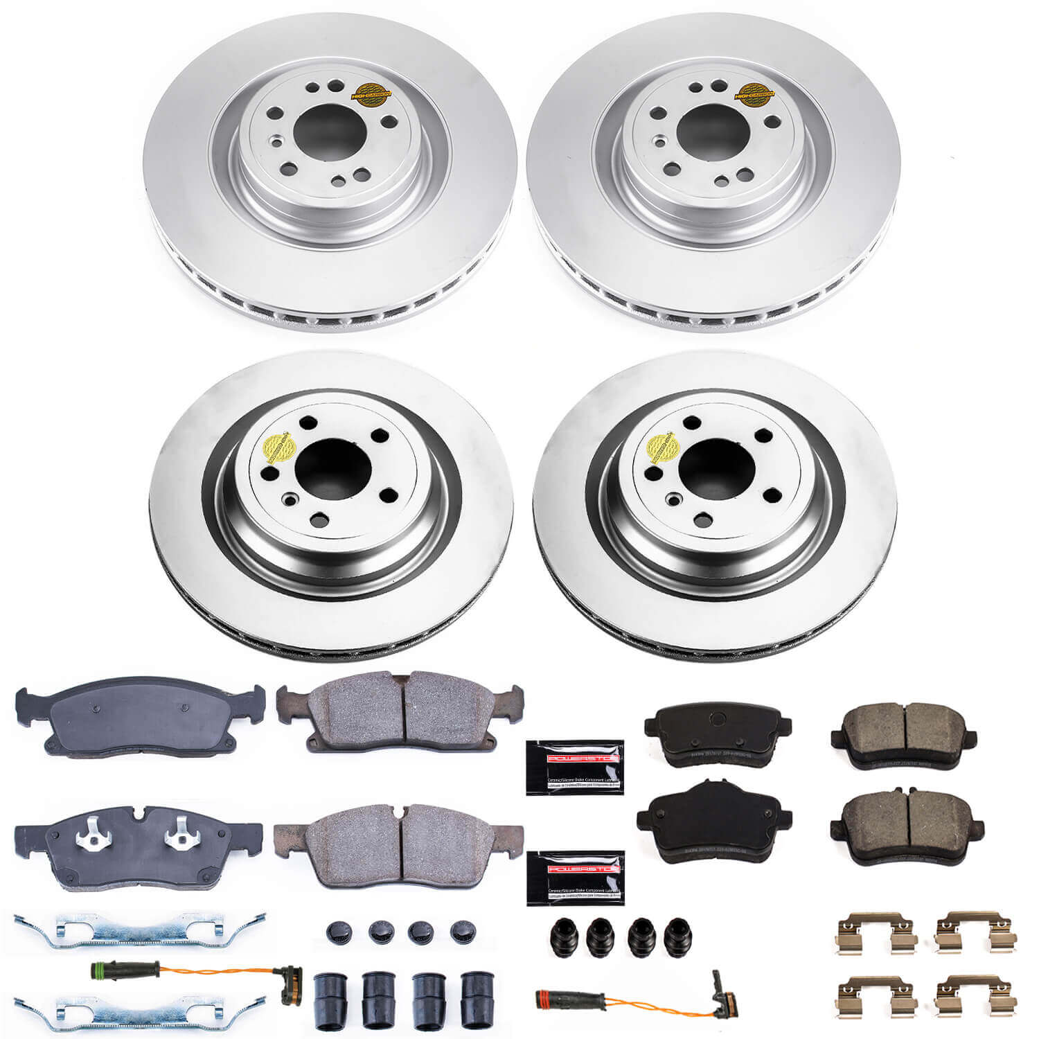 Power Stop CRK7437 Z23 Evolution Sport Front And Rear Brake Kit for 2016-2017 Mercedes-Benz GLE300D product image