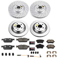 Power Stop CRK7442 Z23 Evolution Sport Front And Rear Brake Kit for 2016 Mercedes-Benz GLE450 AMG product image