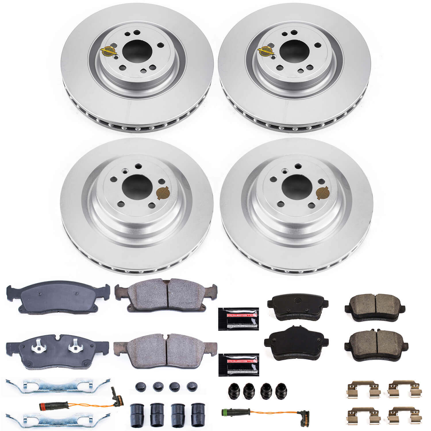 Power Stop CRK7445 Z23 Evolution Sport Front And Rear Brake Kit for 2013-2016 Mercedes-Benz GL350 product image