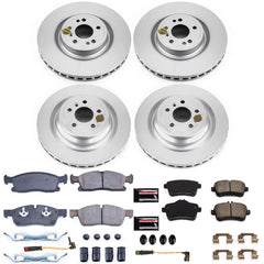 Power Stop CRK7445 Z23 Evolution Sport Front And Rear Brake Kit for 2013-2016 Mercedes-Benz GL350 product image
