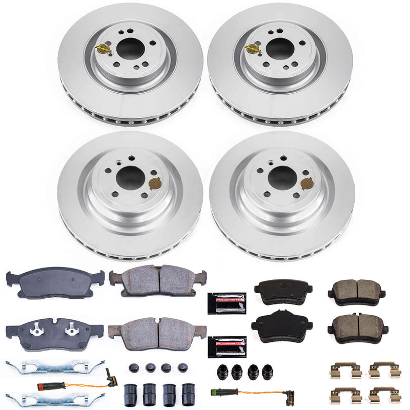 Power Stop CRK7445 Z23 Evolution Sport Front And Rear Brake Kit for 2013-2016 Mercedes-Benz GL350 product image