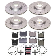 Power Stop CRK7447 - Front And Rear Z23 Evolution Sport Pad And Rotor Kit vehicle fitment brake part