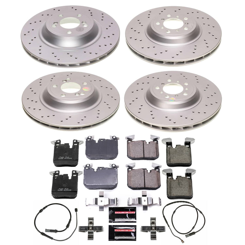Power Stop CRK7447 - Front And Rear Z23 Evolution Sport Pad And Rotor Kit vehicle fitment brake part