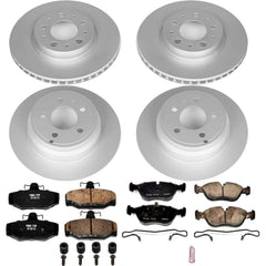 Power Stop CRK7498 Front And Rear Z23 Evolution Sport Performance 1-Click Pad And Rotor Kit for 1997 Volvo 850 All Wheel Drive product image