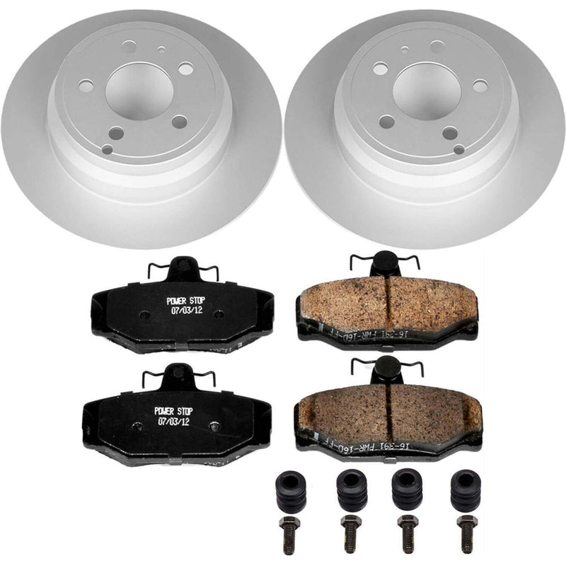 Power Stop CRK7499 Rear Z23 Evolution Sport Performance 1-Click Pad And Rotor Kit for 1997 Volvo 850 All Wheel Drive product image