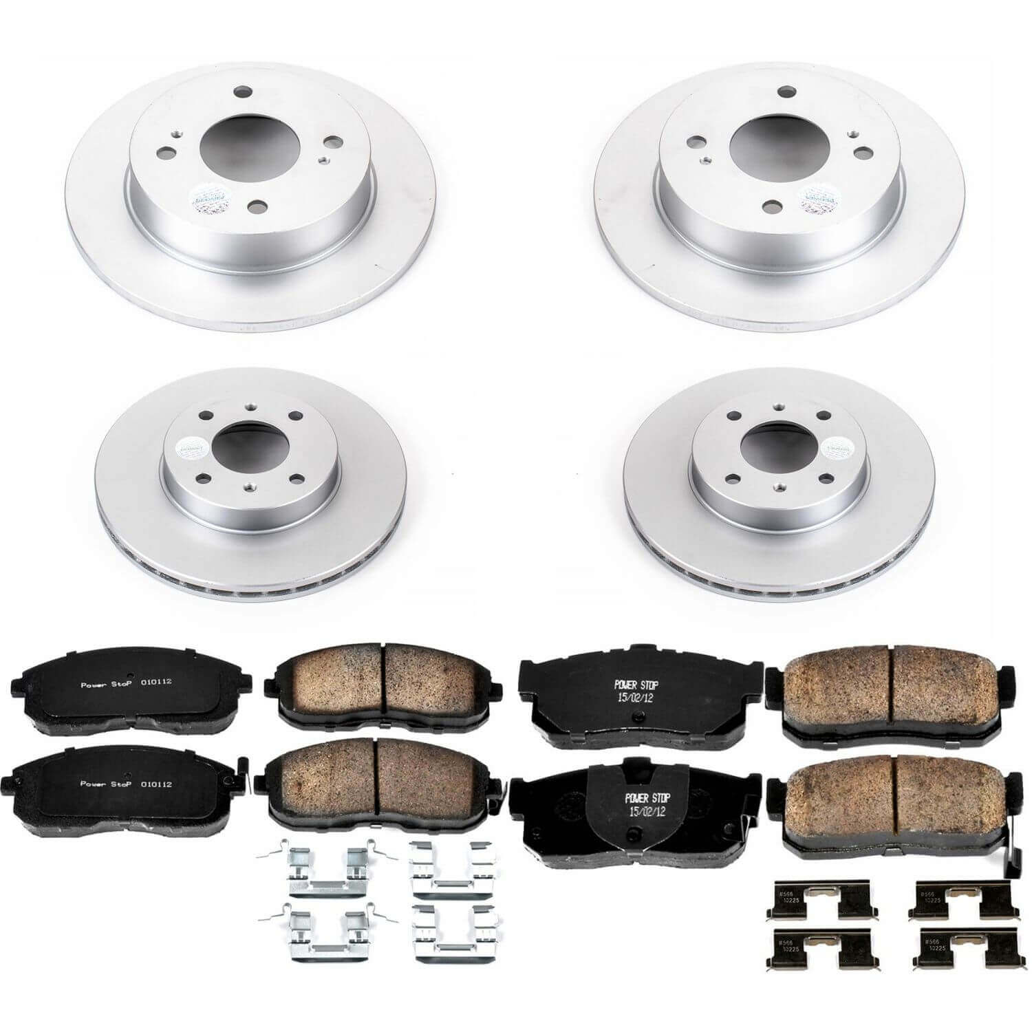 Power Stop CRK750 - Z17 Evolution Front And Rear Brake Kit vehicle fitment brake part