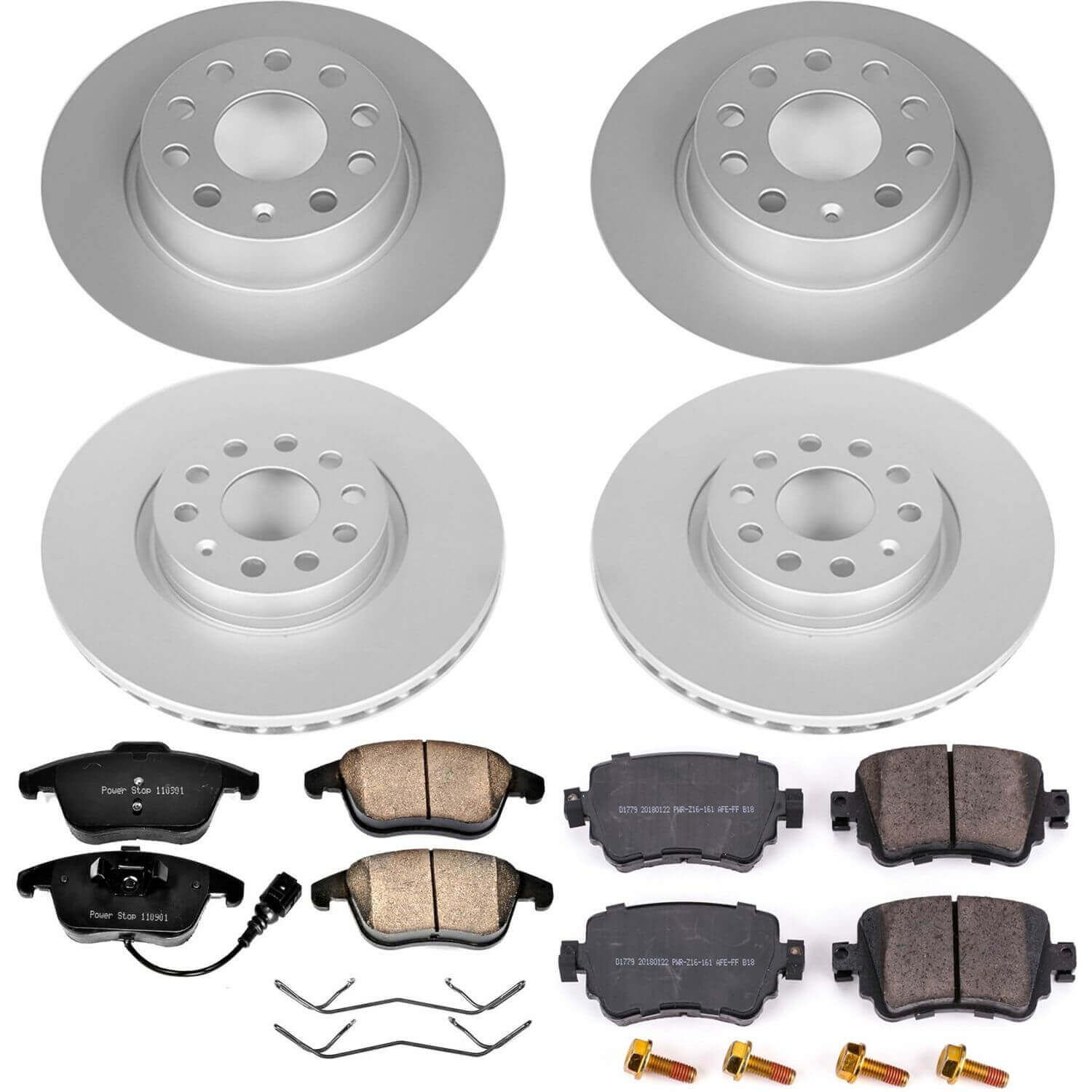 Power Stop CRK7501 Z23 Evolution Sport Front And Rear Brake Kit for 2015-2020 Volkswagen Passat product image