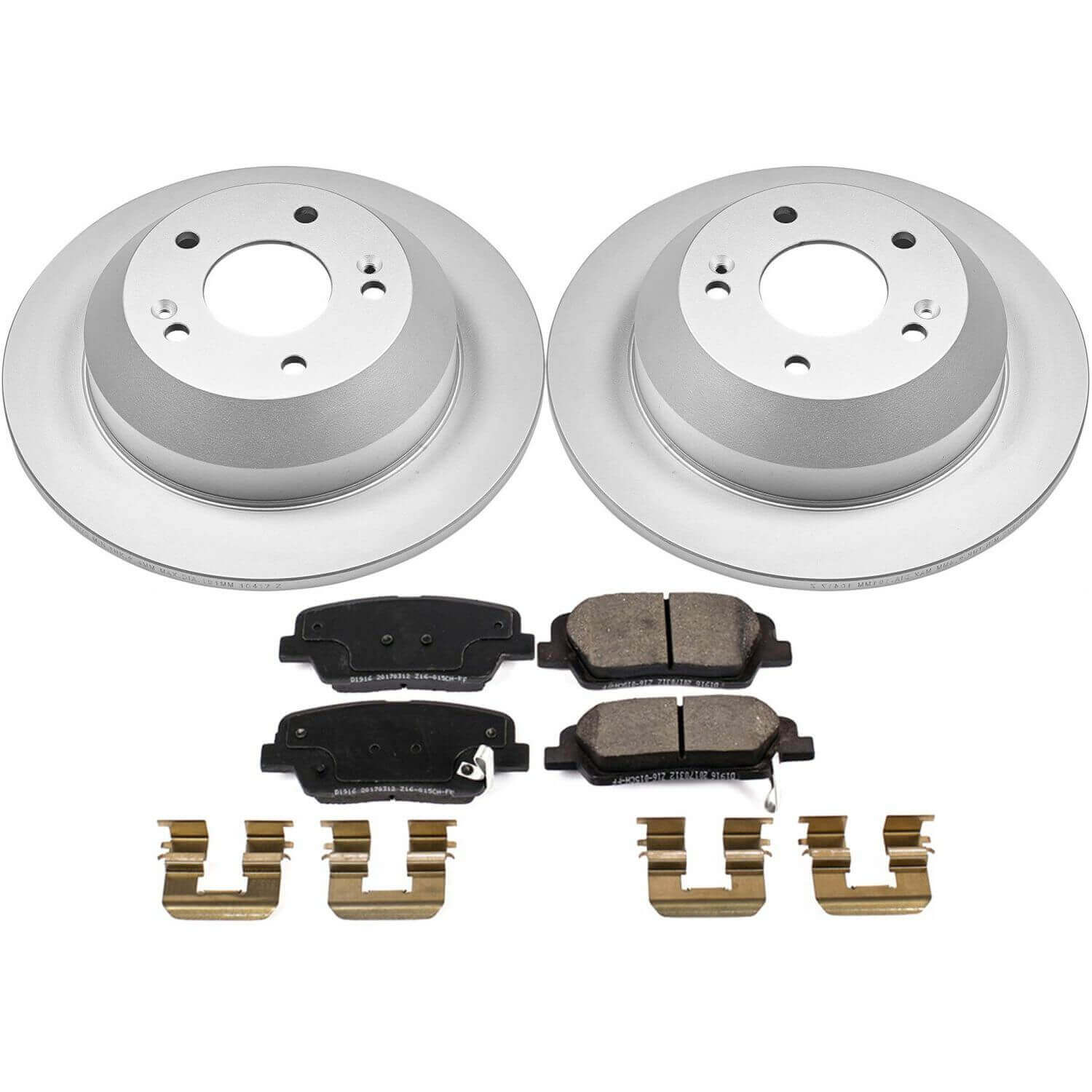 Power Stop CRK7507 Z17 Evolution Rear Brake Kit for 2010-2018 Hyundai Santa Fe product image