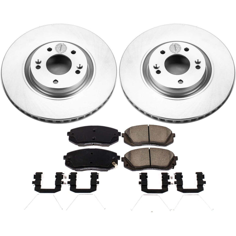 Power Stop CRK7509 Z17 Evolution Front Brake Kit for 2016-2018 Hyundai Sonata Limited, Limited 2.0T, Sport 2.0T product image