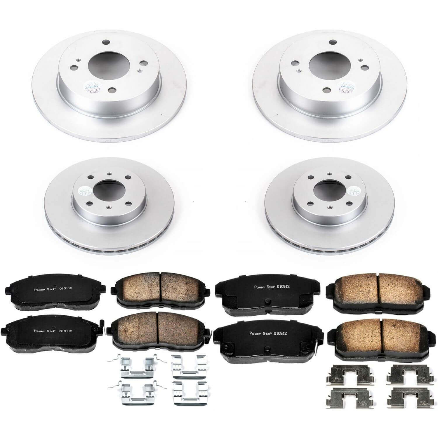 Power Stop CRK751 - Z17 Evolution Front And Rear Brake Kit vehicle fitment brake part