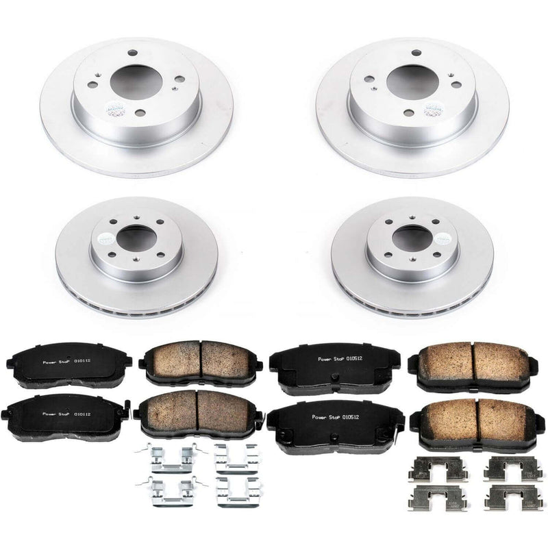 Power Stop CRK751 - Z17 Evolution Front And Rear Brake Kit vehicle fitment brake part