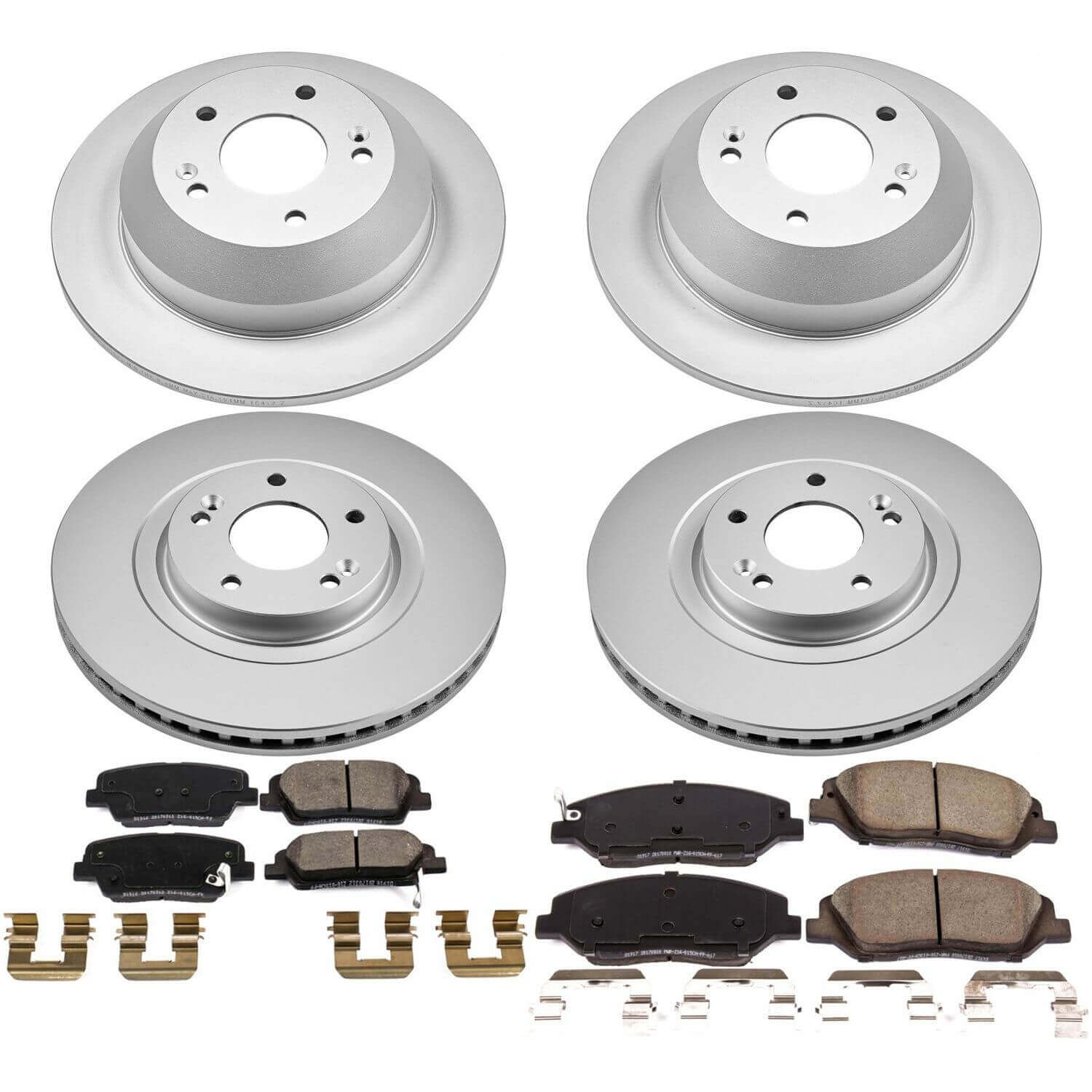 Power Stop CRK7514 Z17 Evolution Front And Rear Brake Kit for 2017-2018 Hyundai Santa Fe product image