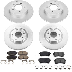 Power Stop CRK7522 Z17 Evolution Front And Rear Brake Kit for 2016 Hyundai Sonata Eco, Hybrid, Hybrid Limited, Limited, Plug-In Hybrid, Plug-In Hybrid Limited, SE, Sport product image