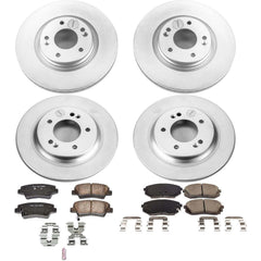 Power Stop CRK7523 Z17 Evolution Front And Rear Brake Kit for 2016 Hyundai Sonata Hybrid, Hybrid Limited, Plug-In Hybrid, Plug-In Hybrid Limited product image