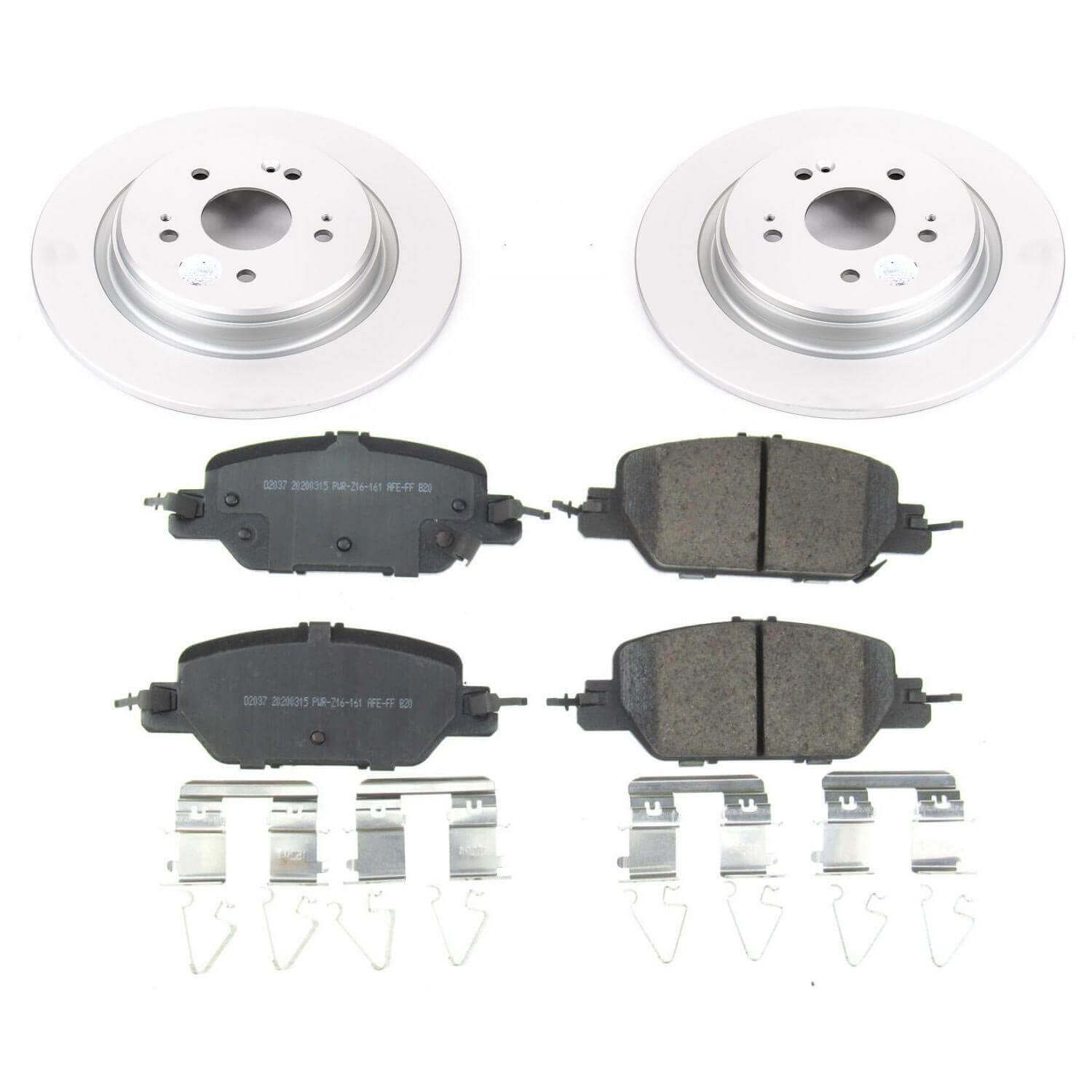 Power Stop CRK7528 Z17 Evolution Rear Pad And Rotor Kit for 2017-2025 Honda CR-V product image