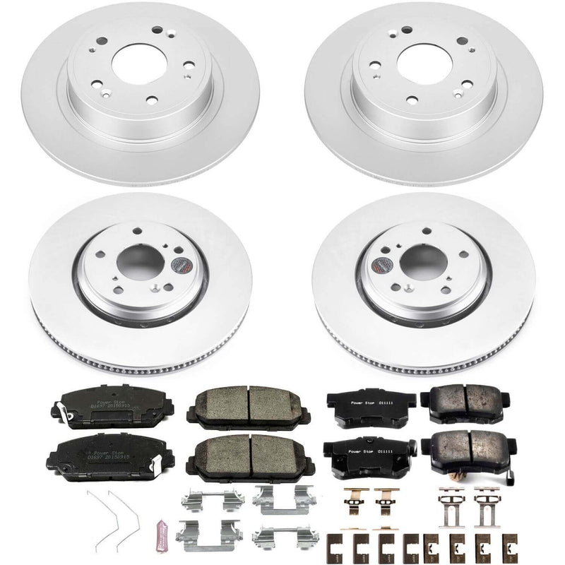 Power Stop CRK7529 Z17 Evolution Front And Rear Brake Kit for 2017-2022 Acura ILX product image