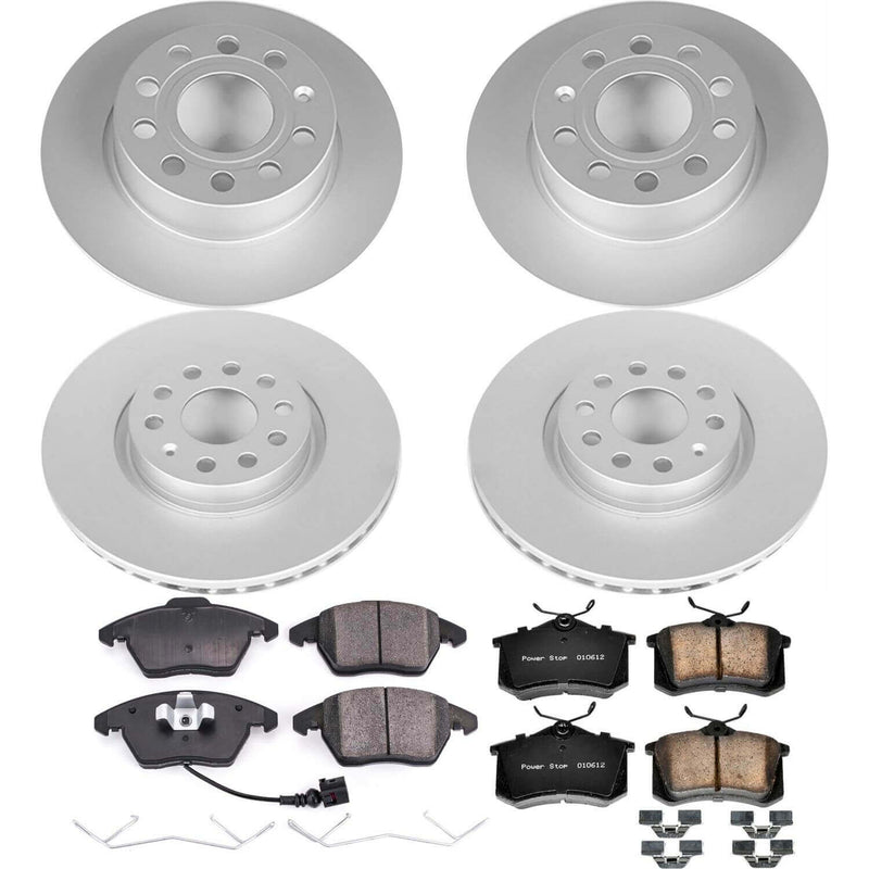 Power Stop CRK7530 Z23 Evolution Sport Front And Rear Brake Kit for 2013-2017 Volkswagen Beetle product image