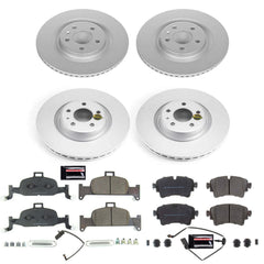 Power Stop CRK7531 Z23 Evolution Geomet Coated Front And Rear Pad And Rotor Kit for 2017-2018 Audi A4 product image