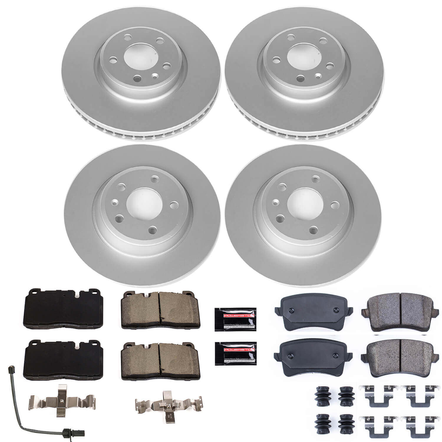 Power Stop CRK7538 Z23 Evolution Sport Front And Rear Brake Kit for 2013-2017 Audi Q5 product image