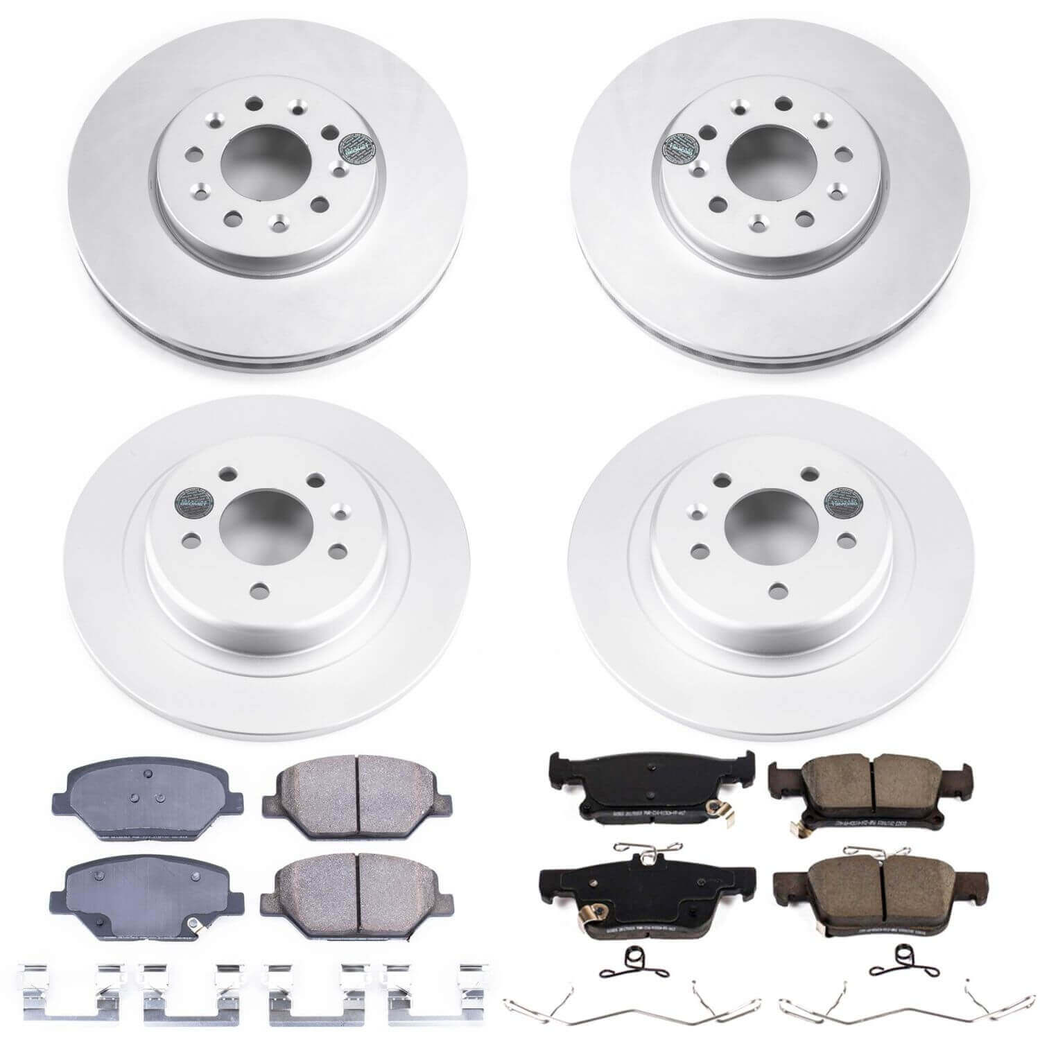 Power Stop CRK7556 Z17 Evolution Front And Rear Pad And Rotor Kit for 2016-2018 Buick Envision product image