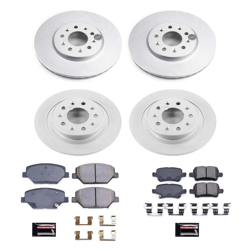 Power Stop CRK7557 Z23 Evolution Sport Front And Rear Brake Kit for 2017-2018 Buick Lacrosse product image