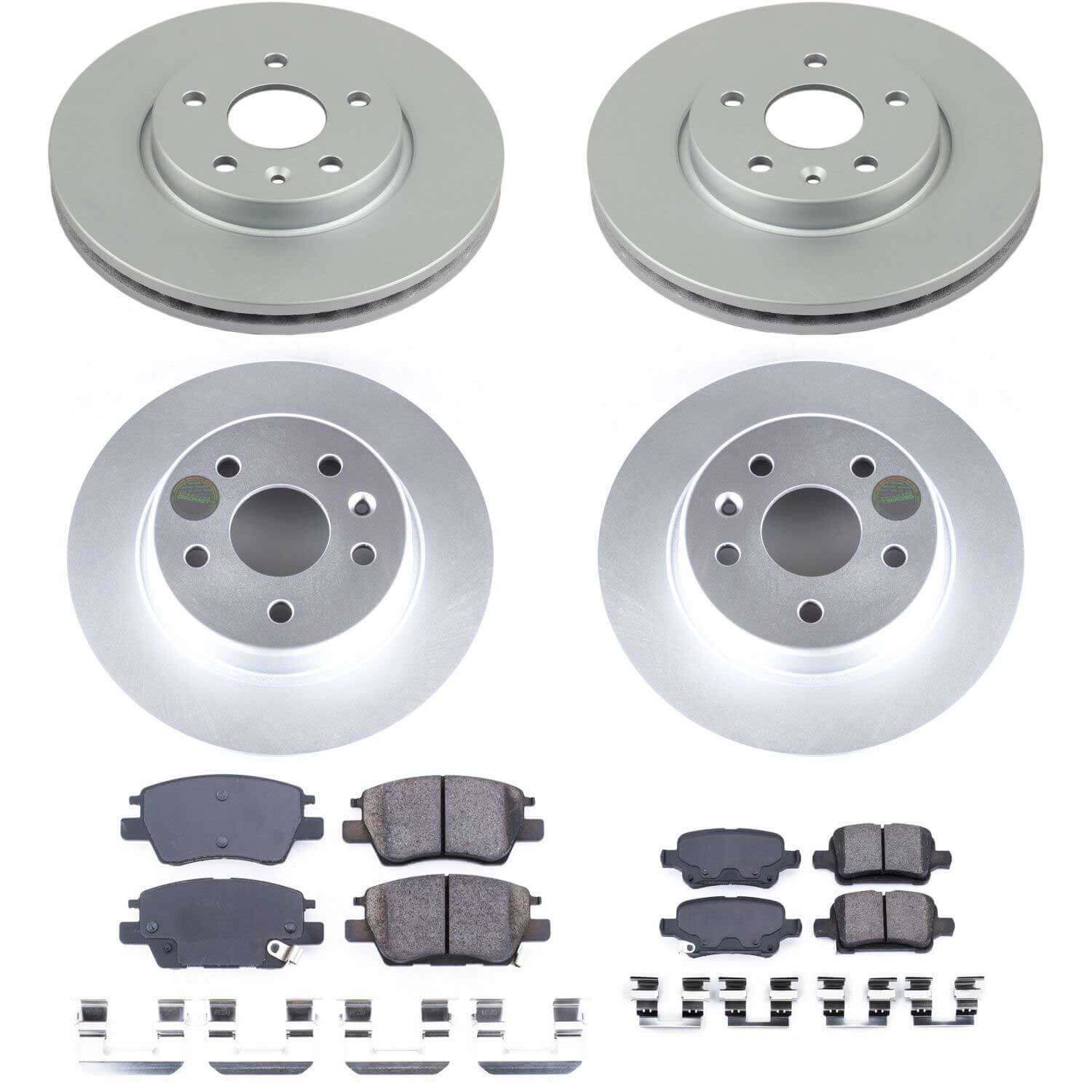 Power Stop CRK7561 Z17 Evolution Front And Rear Pad And Rotor Kit for 2022-2023 Chevrolet Bolt Euv product image
