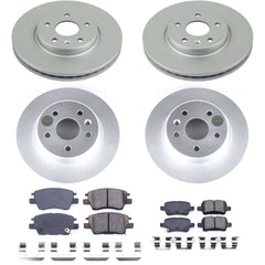 Power Stop CRK7561 Z17 Evolution Front And Rear Pad And Rotor Kit for 2022-2023 Chevrolet Bolt Euv product image