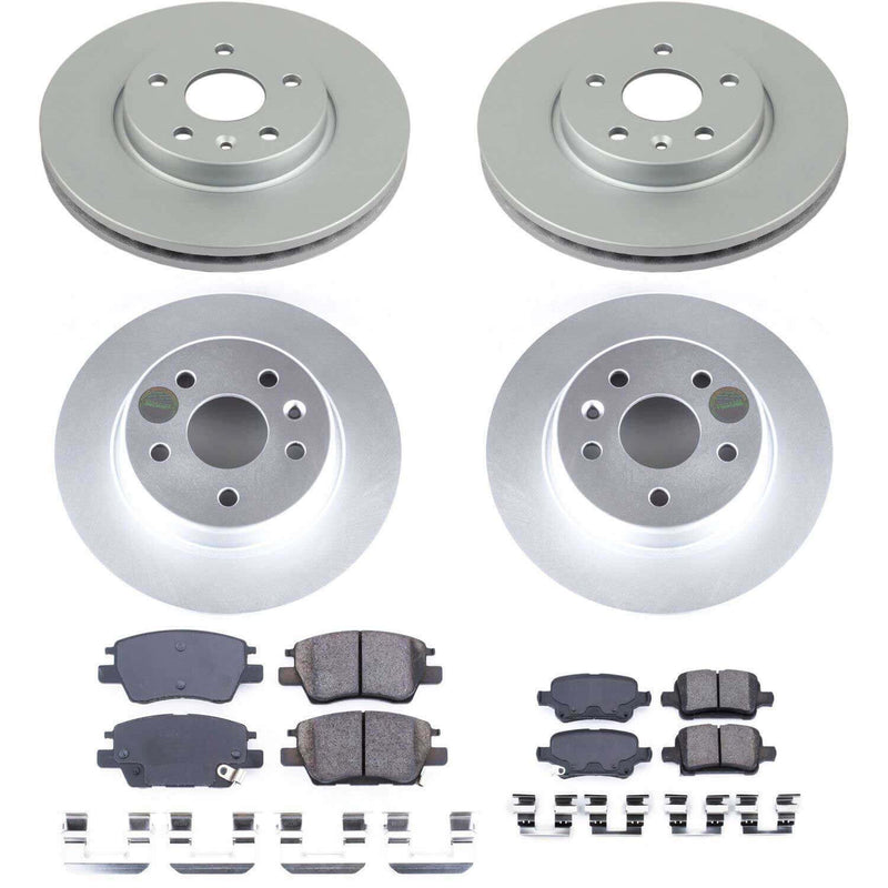 Power Stop CRK7561 Z17 Evolution Front And Rear Pad And Rotor Kit for 2022-2023 Chevrolet Bolt Euv product image
