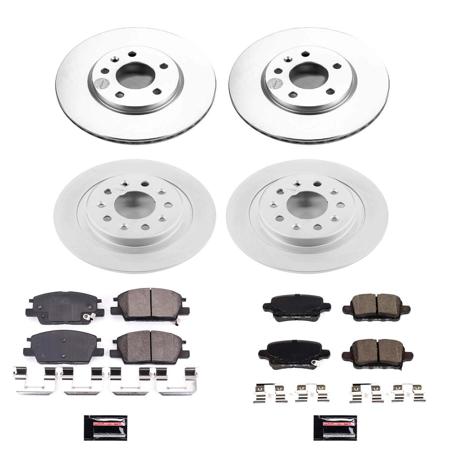 Power Stop CRK7564 Z17 Evolution Front And Rear Brake Kit for 2019 Buick Lacrosse product image