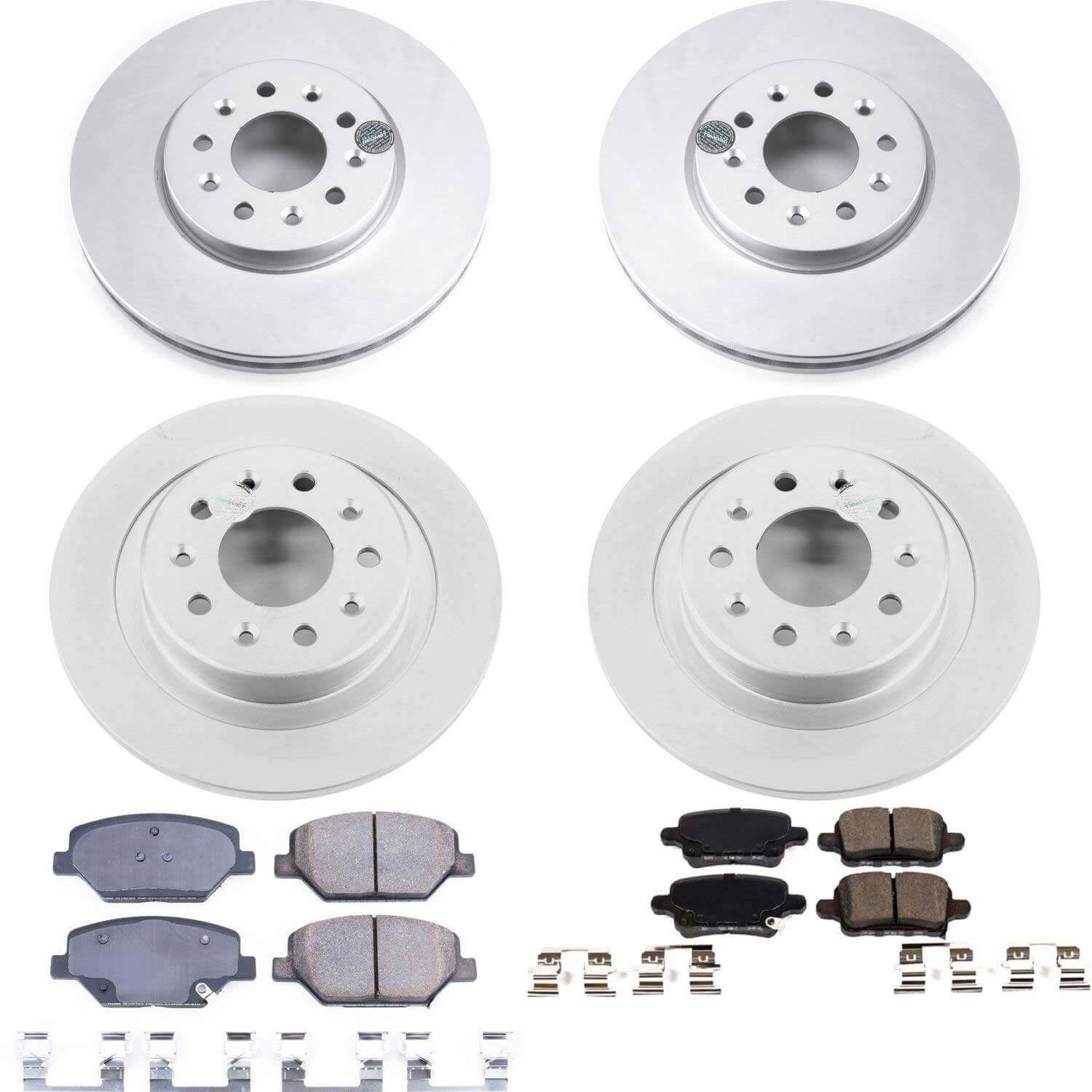 Power Stop CRK7565 Z17 Evolution Front And Rear Brake Kit for 2019 Buick Lacrosse product image