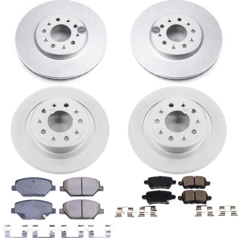Power Stop CRK7565 Z17 Evolution Front And Rear Brake Kit for 2019 Buick Lacrosse product image