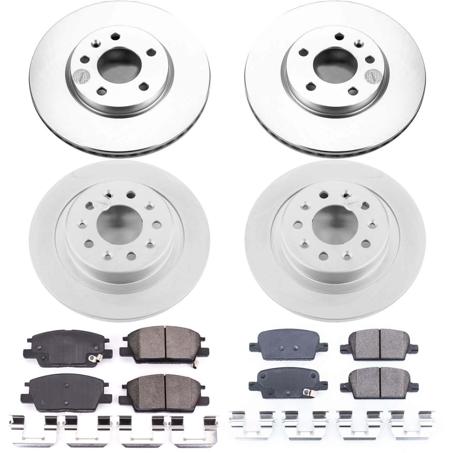 Power Stop CRK7567 Z17 Evolution Front And Rear Brake Kit for 2016-2020 Chevrolet Malibu product image
