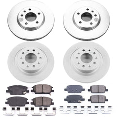 Power Stop CRK7567 Z17 Evolution Front And Rear Brake Kit for 2016-2020 Chevrolet Malibu product image