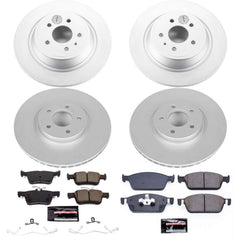 Power Stop CRK7569 Z23 Evolution Sport Front And Rear Brake Kit for 2017-2019 Ford Escape All Wheel Drive product image