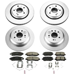 Power Stop CRK7576 Z17 Evolution Front And Rear Brake Kit for 2016-2022 Honda Pilot product image