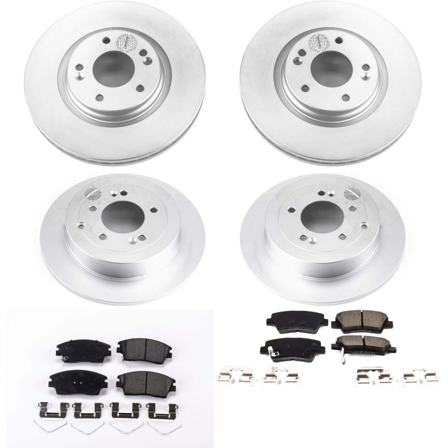 Power Stop CRK7581 Z17 Evolution Front And Rear Brake Kit for 2016-2018 Hyundai Tucson product image