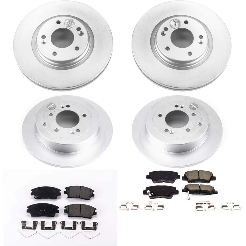 Power Stop CRK7581 Z17 Evolution Front And Rear Brake Kit for 2016-2018 Hyundai Tucson product image
