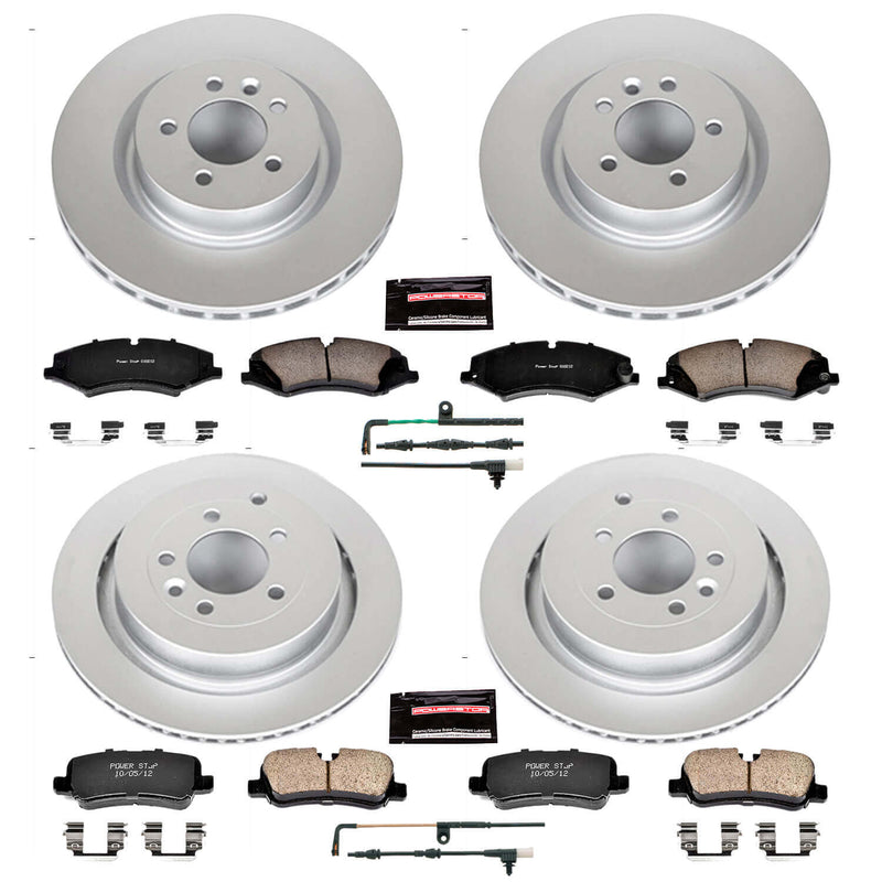 Power Stop CRK7599 Z23 Evolution Sport Front And Rear Brake Kit for 2011-2016 Land Rover LR4 product image