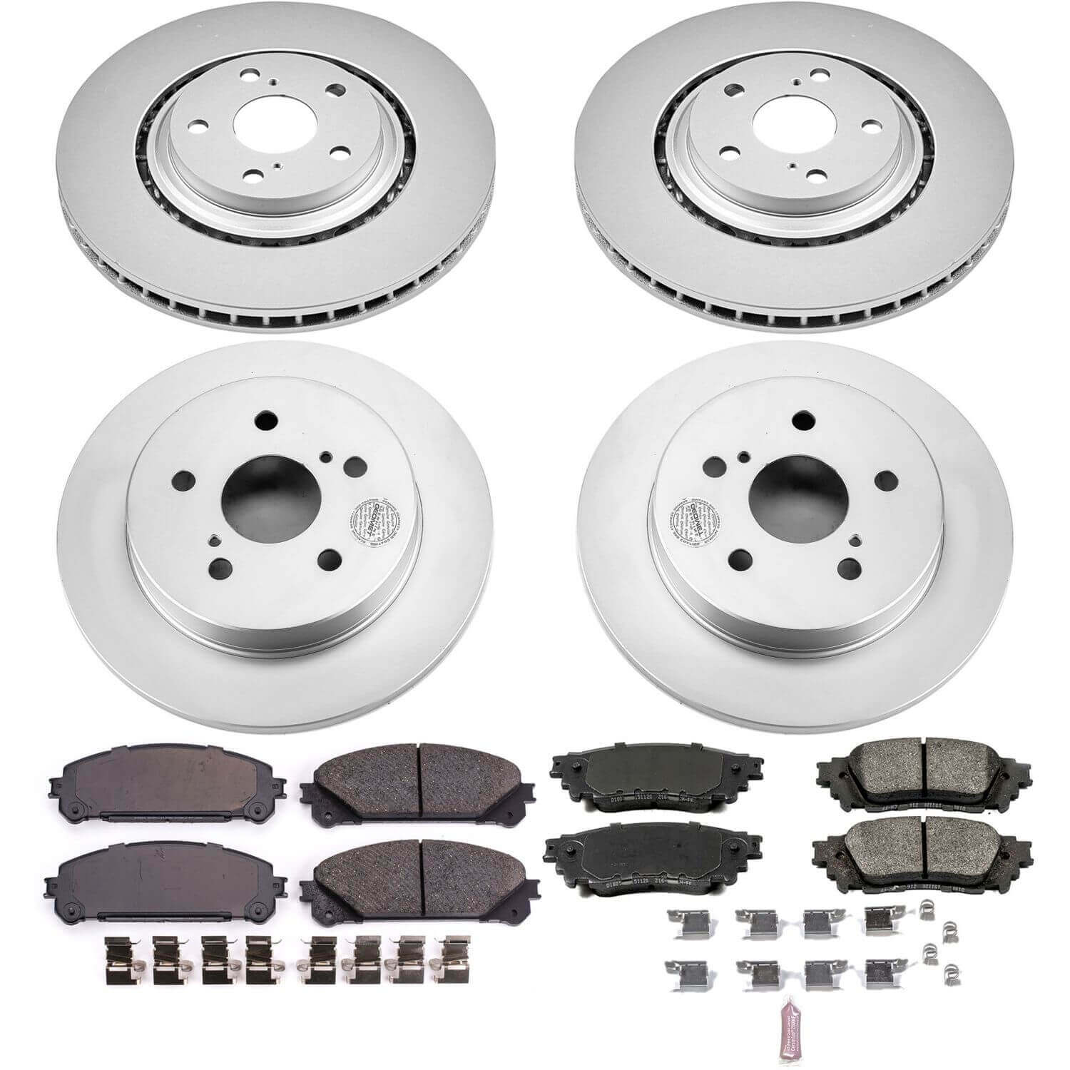 Power Stop CRK7605 Z17 Evolution Front And Rear Brake Kit for 2015-2017 Lexus NX200T product image