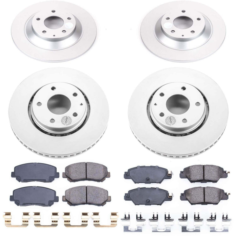 Power Stop CRK7609 Z17 Evolution Front And Rear Brake Kit for 2016-2024 Mazda CX-5 product image