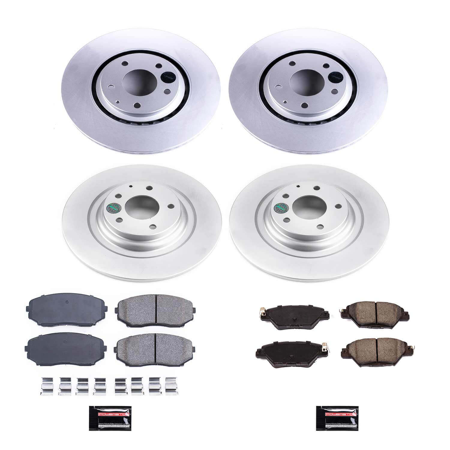 Power Stop CRK7610 Z17 Evolution Front And Rear Pad And Rotor Kit for 2016-2023 Mazda CX-9 product image