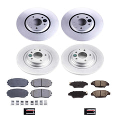Power Stop CRK7610 Z17 Evolution Front And Rear Pad And Rotor Kit for 2016-2023 Mazda CX-9 product image