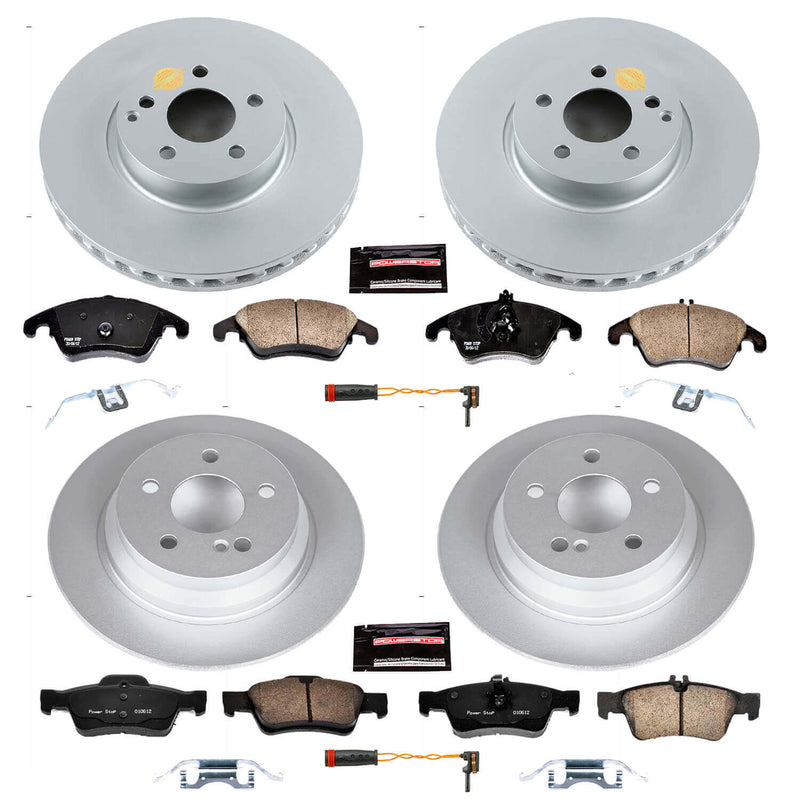 Power Stop CRK7612 Z23 Evolution Sport Front And Rear Brake Kit for 2014-2016 Mercedes-Benz E-250 product image