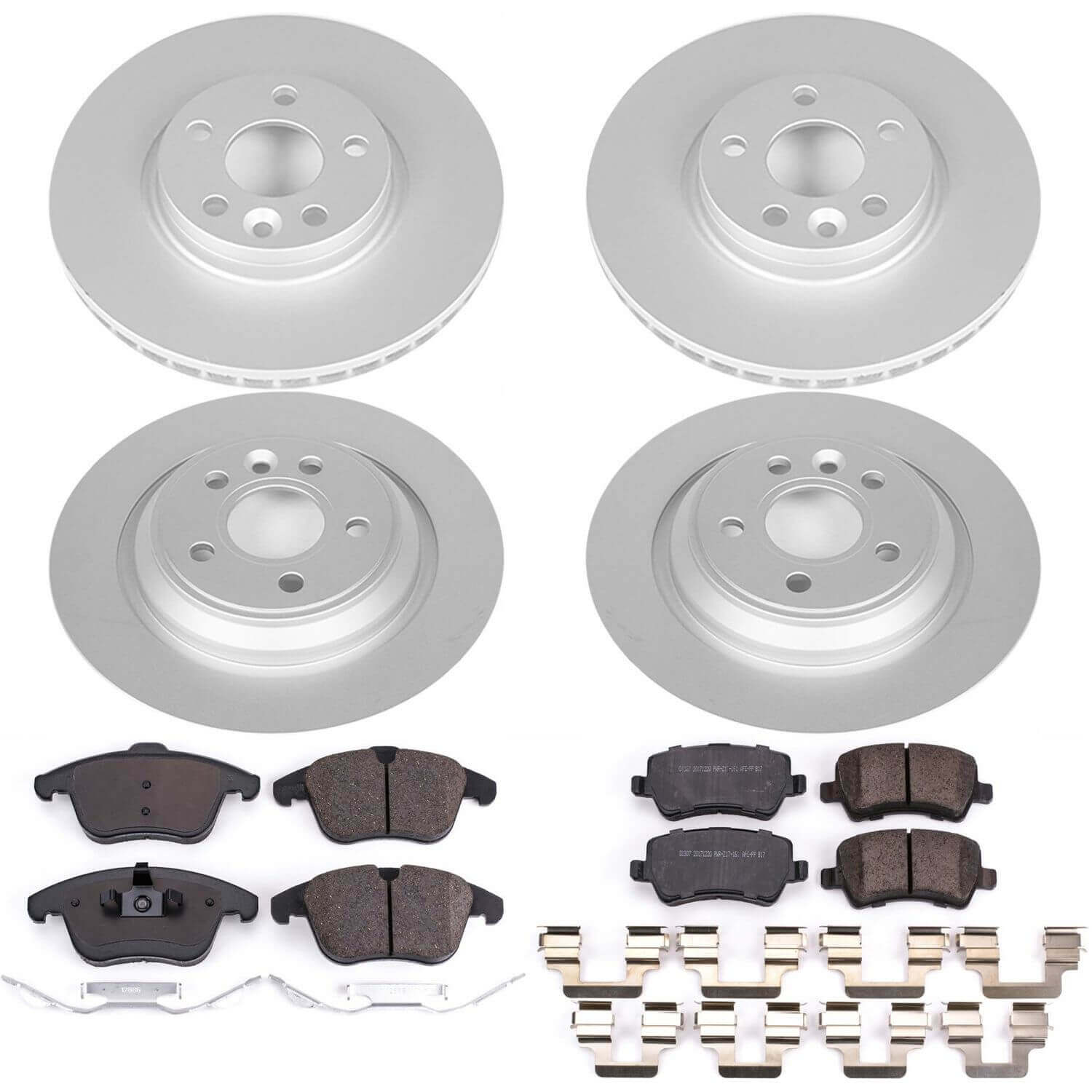 Power Stop CRK7636 Z23 Evolution Sport Front And Rear Brake Kit for 2015 Volvo S60 T5, T5 Platinum, T5 Premier, T5 Premier Plus, T6, T6 Platinum, T6 Premier Plus, T6 R-Design, T6 R-Design product image