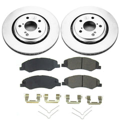 Power Stop CRK7670 Z17 Evolution Front Pad And Rotor Kit for 2018-2025 Honda Odyssey product image