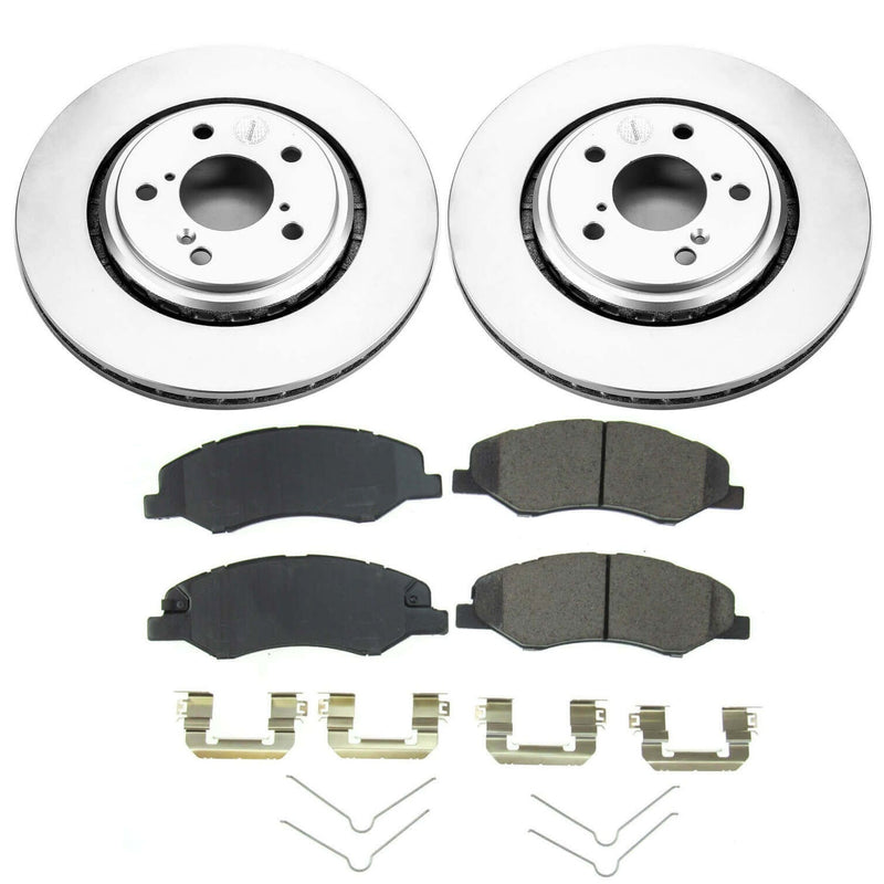 Power Stop CRK7670 Z17 Evolution Front Pad And Rotor Kit for 2018-2025 Honda Odyssey product image
