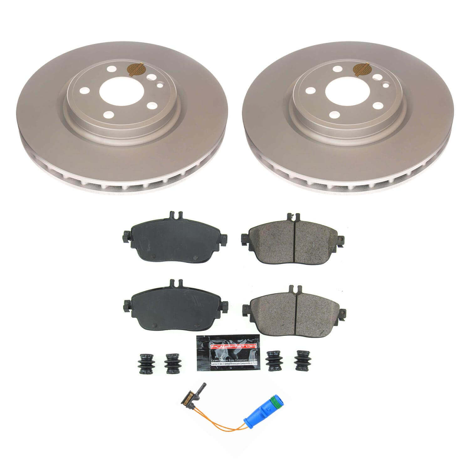 Power Stop CRK7674 Front Z17 Evolution Pad And Rotor Kit for 2017-2018 Infiniti QX30 Base, Luxury, Premium product image