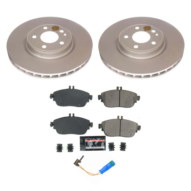Power Stop CRK7674 Front Z17 Evolution Pad And Rotor Kit for 2017-2018 Infiniti QX30 Base, Luxury, Premium product image