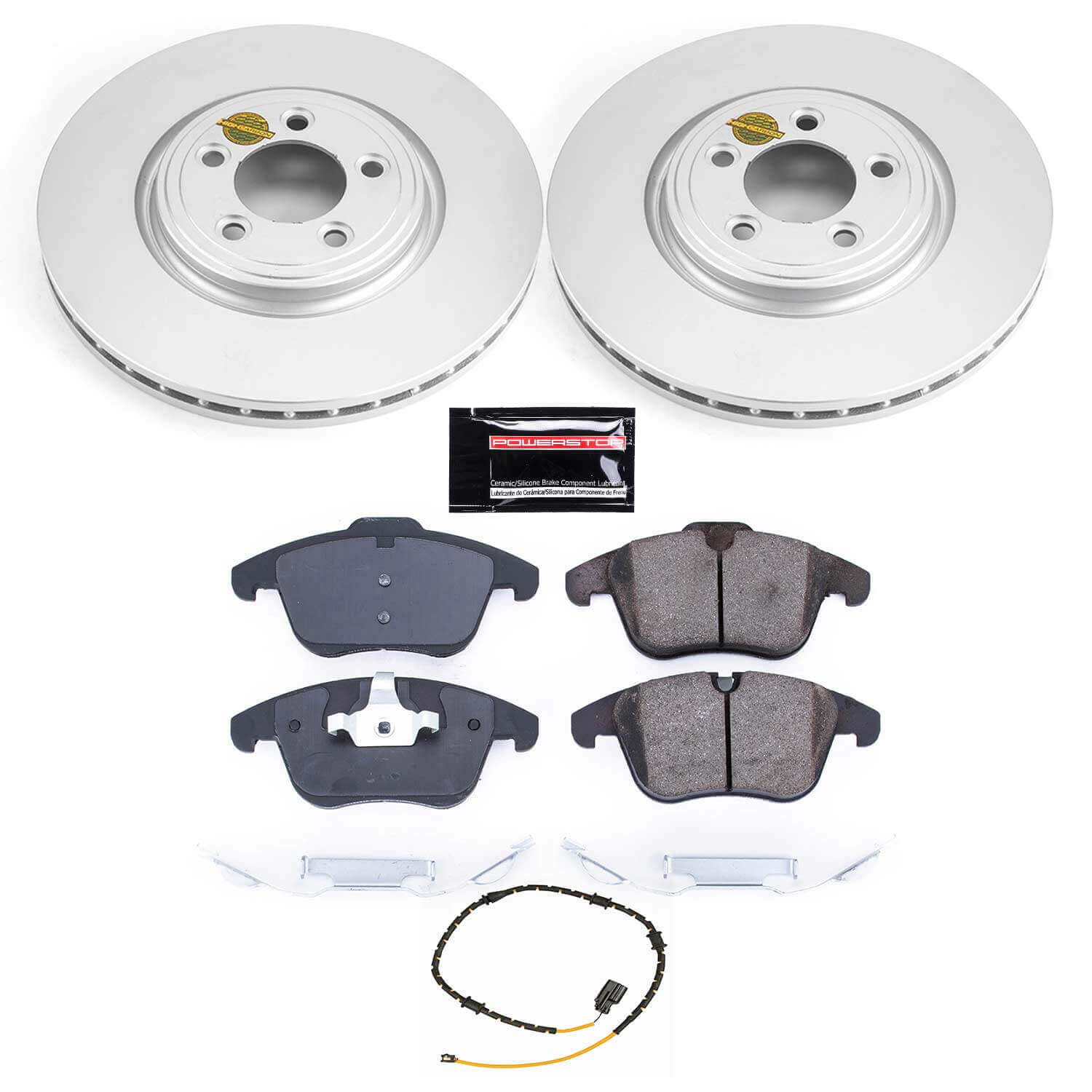 Power Stop CRK7680 Z23 Evolution Geomet Coated Front Pad And Rotor Kit for 2013-2015 Jaguar Xf product image
