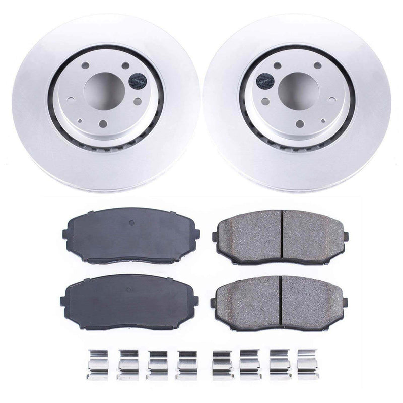 Power Stop CRK7690 Z17 Evolution Front Pad And Rotor Kit for 2019-2024 Mazda CX-5 product image